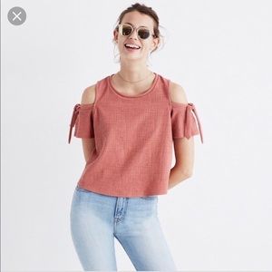 MADEWELL Cold Shoulder Skylar Top